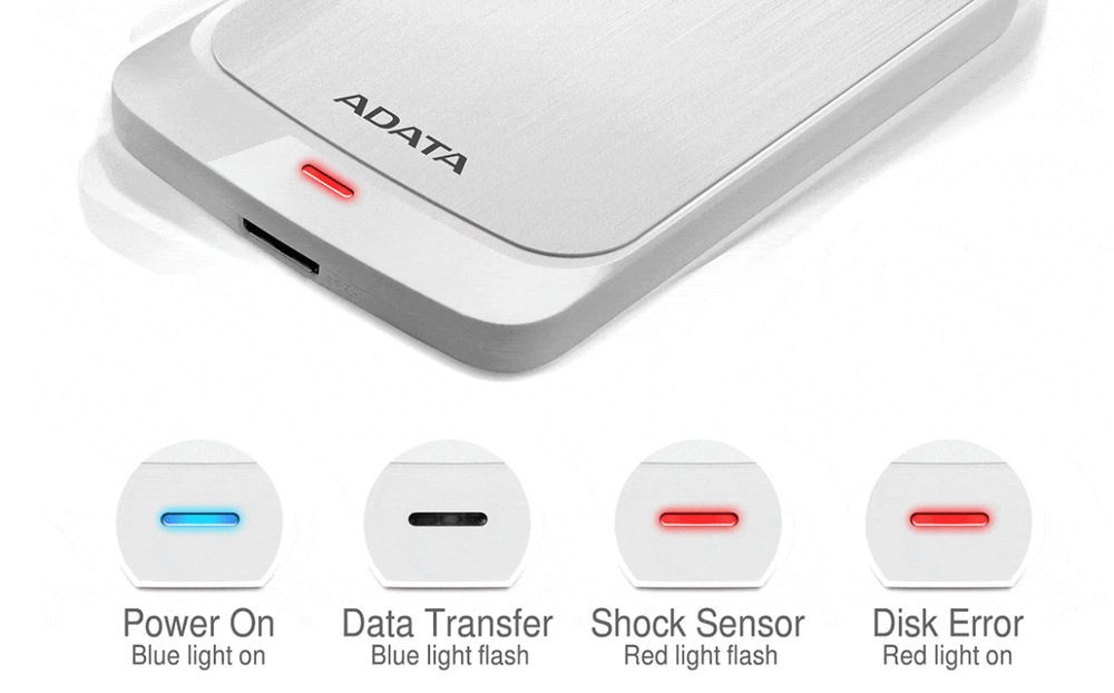 Externý pevný disk ADATA HV320 1TB čierny