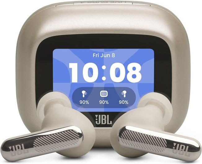 TWS bezdrôtové slúchadlá JBL Live Beam4, farba champagne