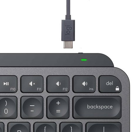 Klávesnica Logitech MX Keys Mini, US - grafitová Klávesnica Logitech MX Keys Mini, US - grafitová
