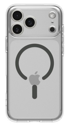 Kryt na mobil Spigen Ultra Hybrid MagSafe na Apple iPhone Air v šedo-priehľadnej farbe