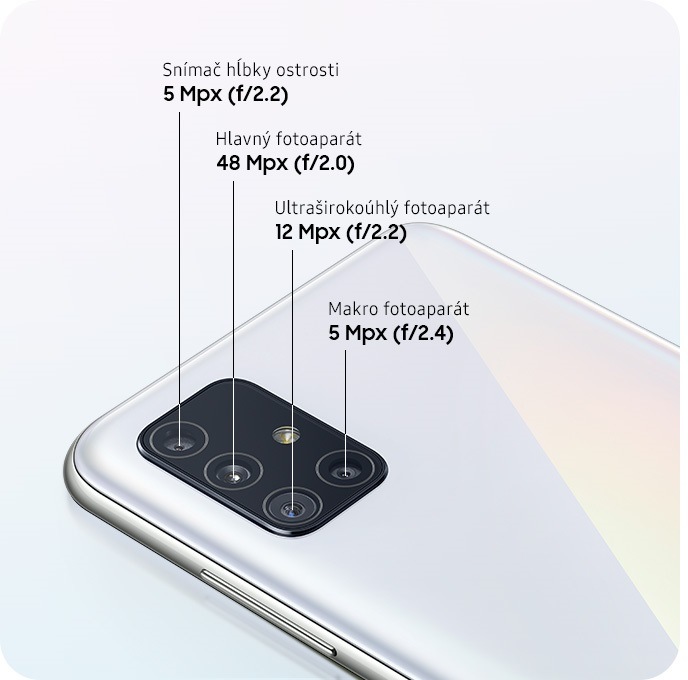 Mobilný telefón Samsung Galaxy A51 modrý Mobilný telefón Samsung Galaxy A51 modrý