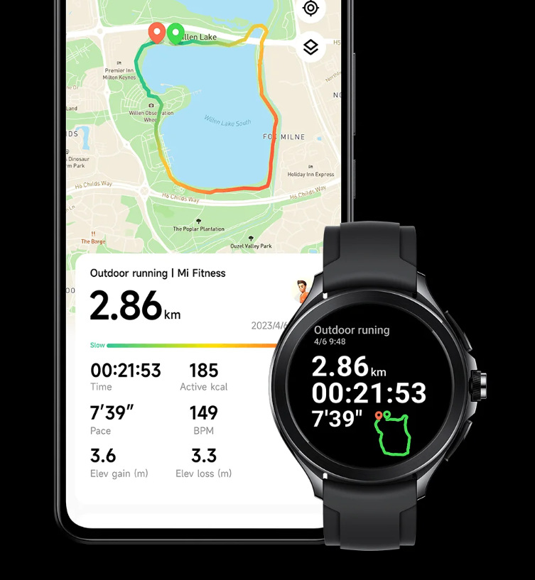 Inteligentné hodinky Xiaomi Watch 2 Pro LTE 46mm - Black / Black Sport Band