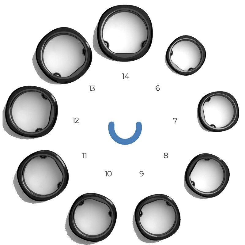 Inteligentný prsteň RingConn veľkosť 10 (19,90 mm) čierny