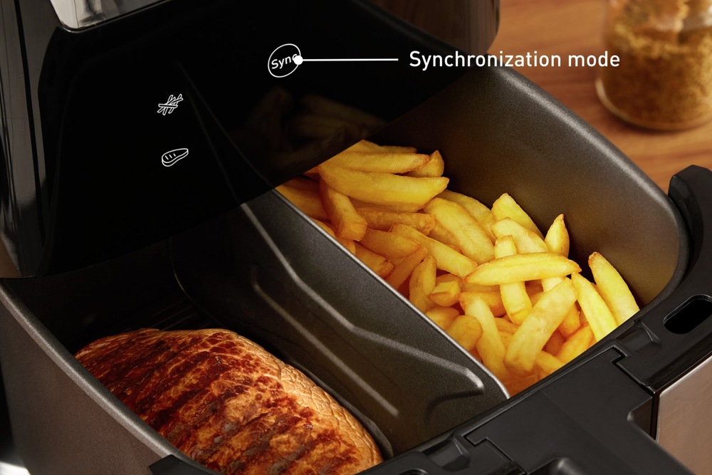 Fritéza teplovzdušná Tefal Easy Fry & Gril XXL EY801D15 čierna Tefal Easy Fry & Gril XXL EY801D15