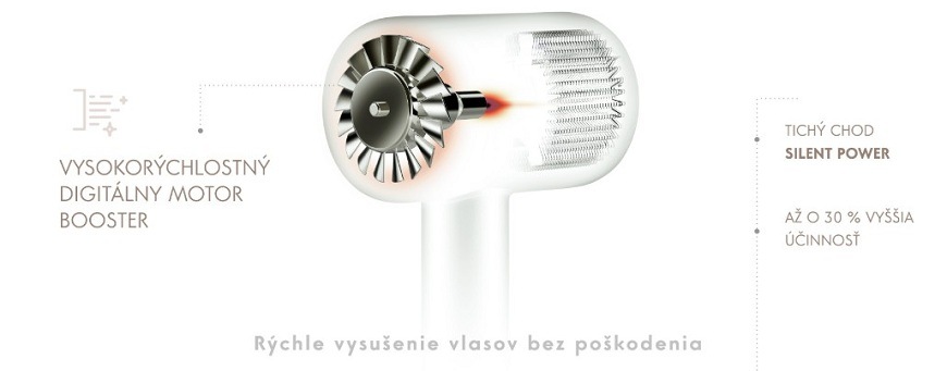 Fén ETA Fenité Exclusive 9320 90020, digitálny bezuhlíkový motor