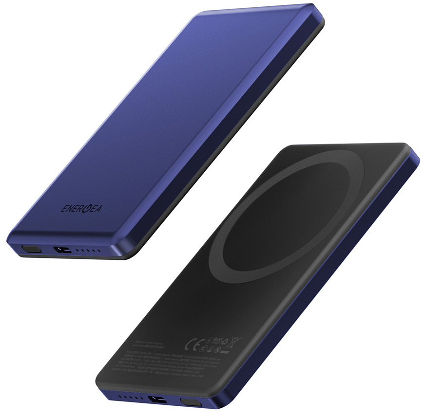 Powerbank Energea AluPac Mini 5K MagSafe 5000 mAh modrá Powerbanka Energea AluPac Mini 5K MagSafe 5000 mAh - modrá