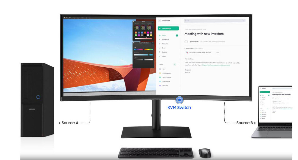 Monitor Samsung LS34C652UAUXEN čierny Samsung S65UC (LS34C652UAUXEN)