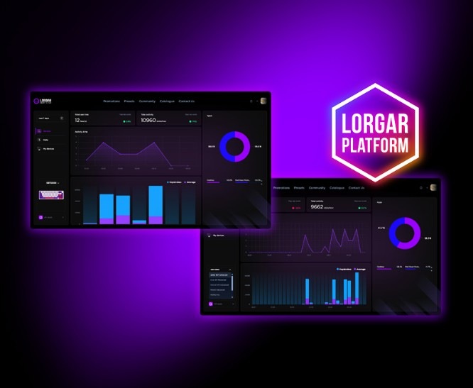 Klávesnica Lorgar KBP70MW, CZ čierna/žltá