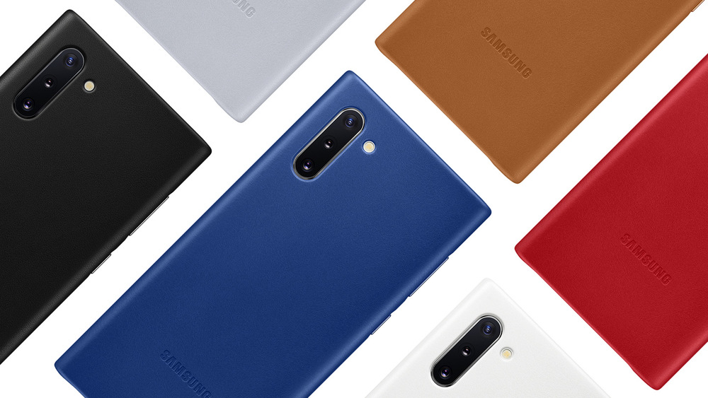 Kryt na mobil Samsung Leather Cover na Galaxy Note10 čierny Kryt na mobil Samsung Leather Cover na Galaxy Note10 čierny