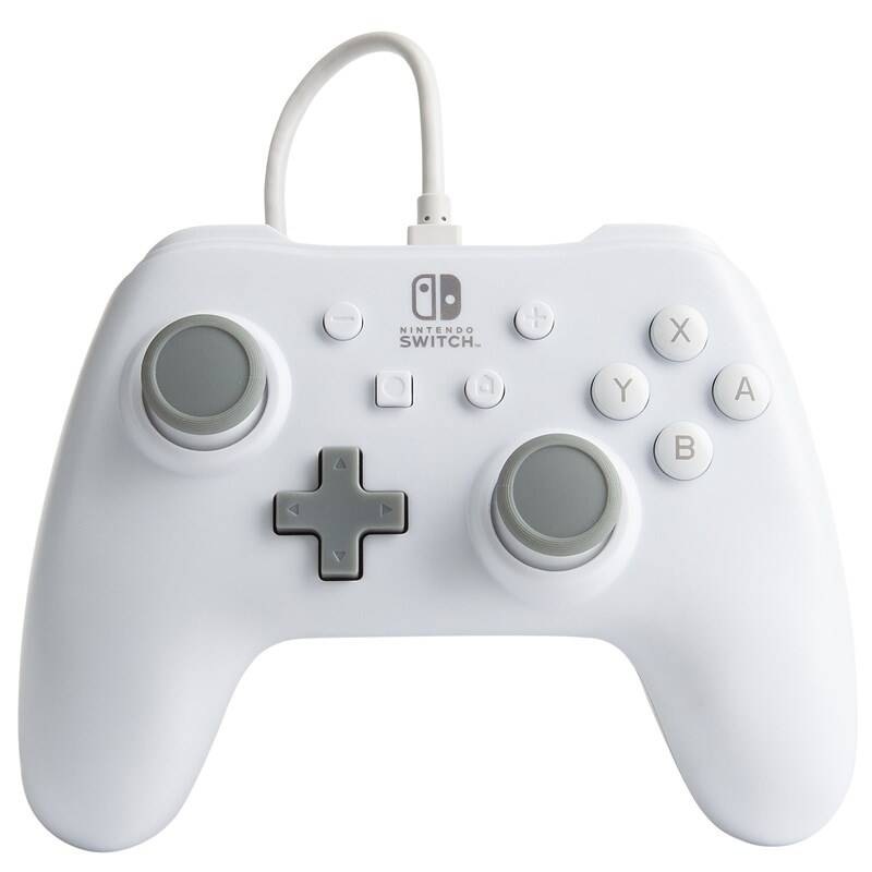 Gamepad PowerA Wired pre Nintendo Switch biely