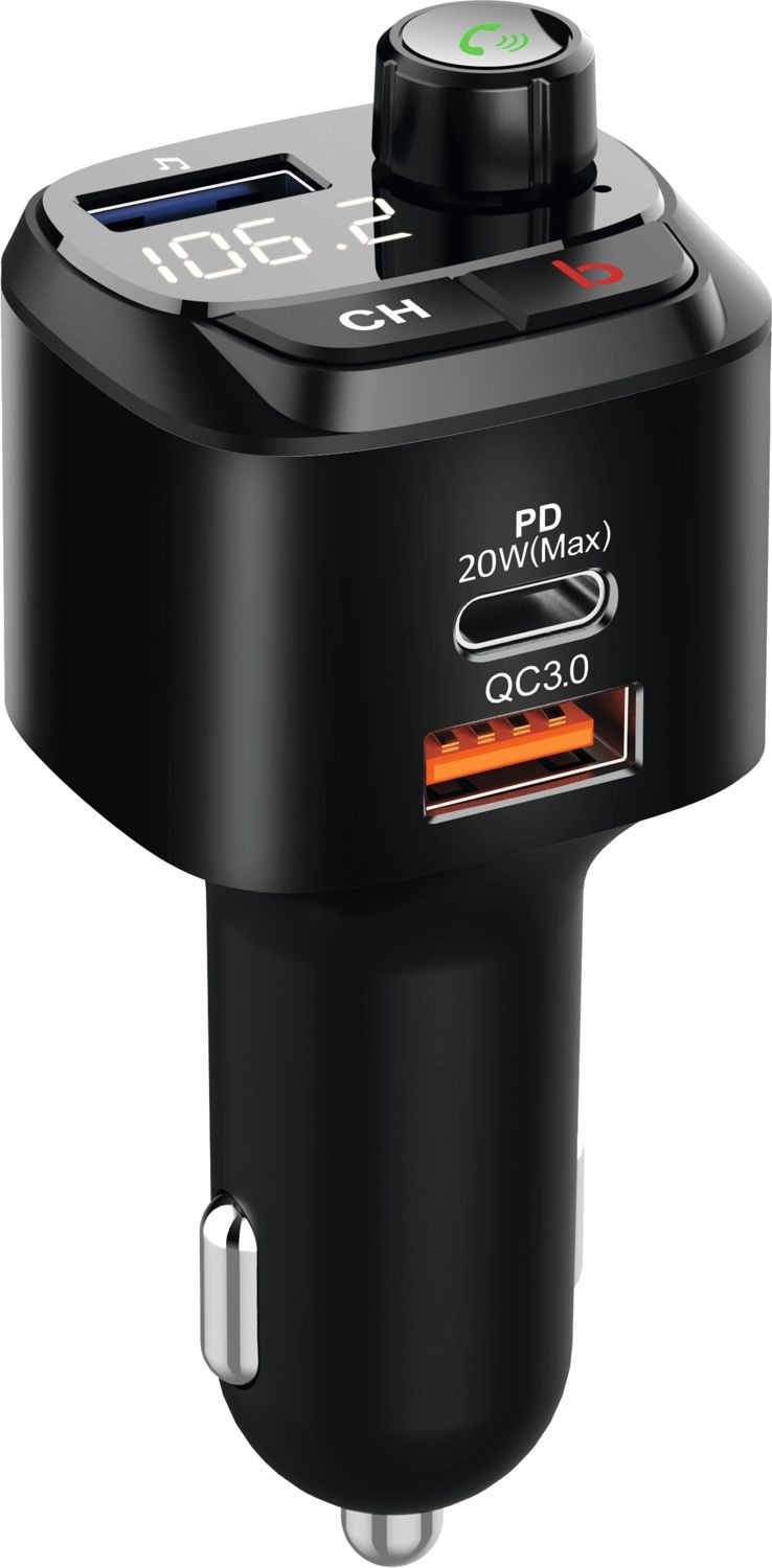 FM Transmitter Technisat DIGICAR 200 BT čierny FM Transmitter TechniSat DIGICAR 200 BT