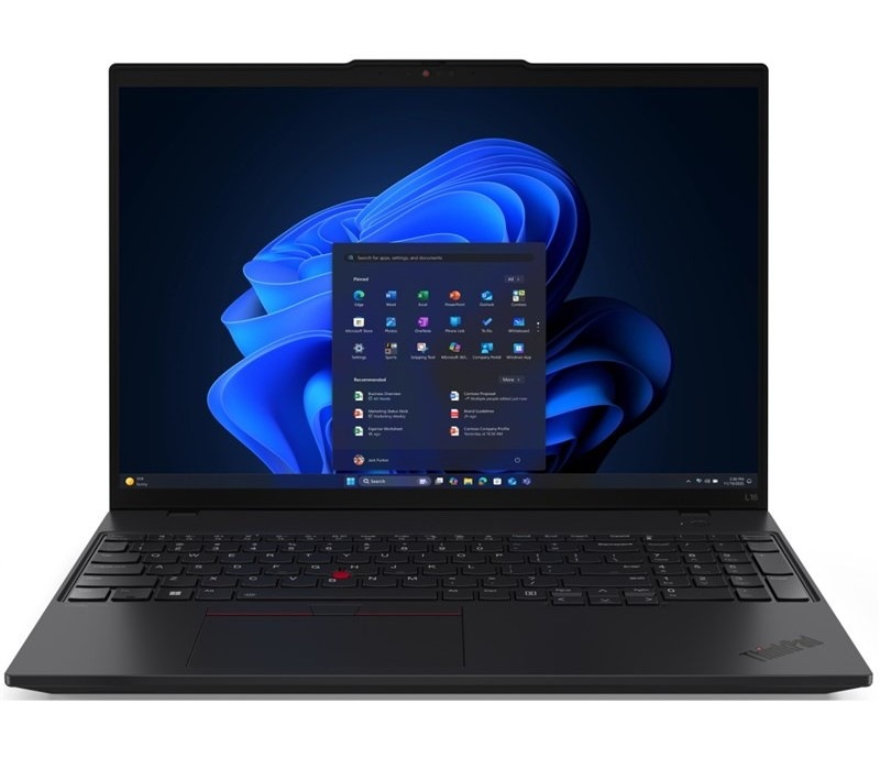 Notebook Lenovo ThinkPad L16 Gen 2 AMD R5 PRO-215, čierna farba.