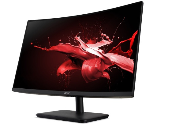 Detail herného monitora Acer Nitro z bočnej strany