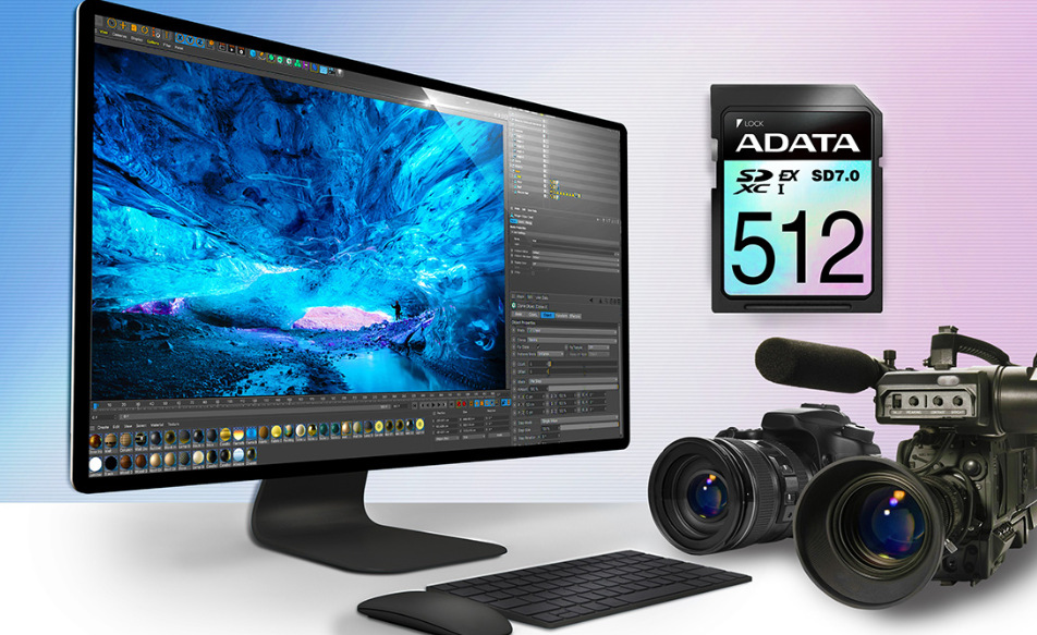 Pamäťová karta ADATA Premier Extreme SDXC 256GB, SD7.0, UHS-I (800R/700W) čierna Premier Extreme SDXC SD 7.0 Express Card má rozhranie PCIe a NVMe