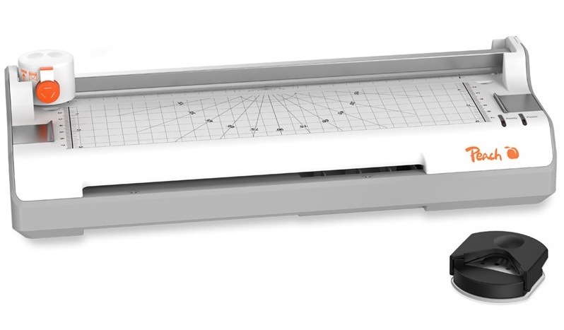 Laminátor Peach PBP350 s řezačkou 6v1, A4 (511096) bílý