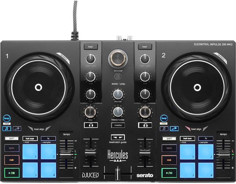 Mixážny pult Hercules DJControl Inpulse 200 Mk3