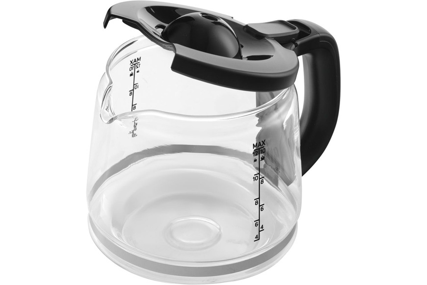 Kávovar Sencor SCE 2710BK Dark Line čierny Sklenená kanvica s prehľadnou odmerkou umožňuje ľahko pripraviť až 12 šálok filtrovanej kávy. Ergonomická rukoväť, praktická výlevka a odolné žiaruvzdorné sklo zaisťujú pohodlné nalievanie aj bezpečné každodenné používanie prekvapkávacieho kávovaru Sencor SCE 2710BK Dark Line.
