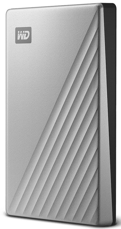 Externý pevný disk Western Digital My Passport Ultra pre Mac, 4TB strieborný