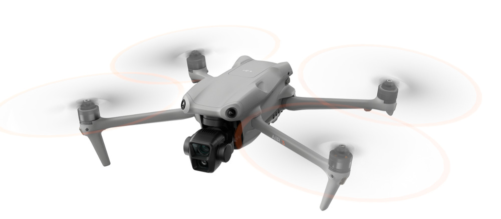 Dron DJI Air 3 Fly More Combo (DJI RC 2) sivý Dron DJI Air 3 Fly More Combo (DJI RC 2) sivý