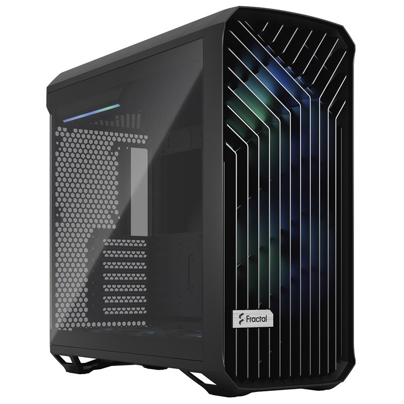 Case FRACTAL DESIGN Torrent RGB Tempered Glass Light Tint čierna