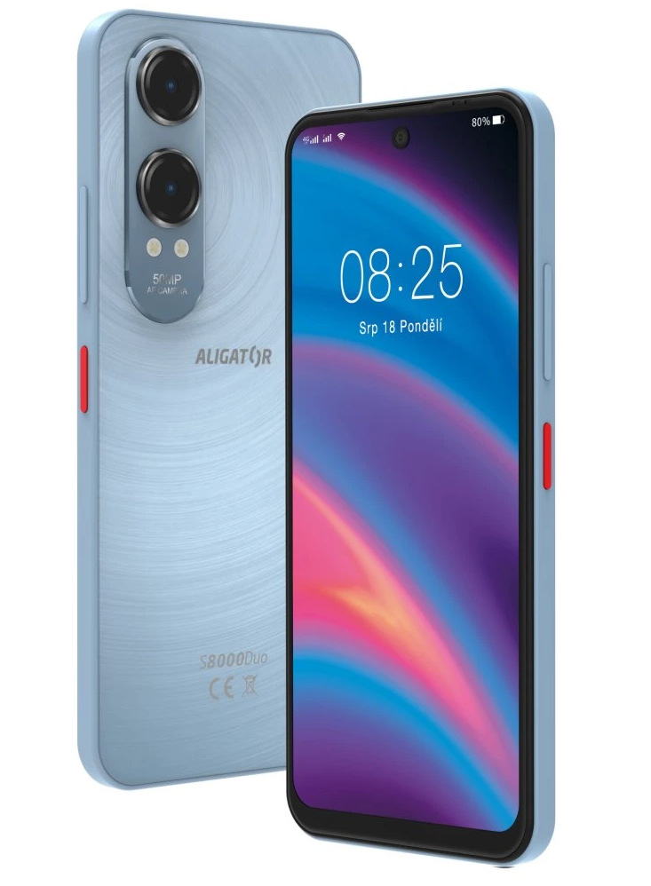 Mobilný telefón Aligator S8000 Duo 4 GB / 128 GB modrý