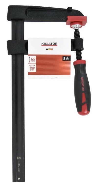 Svorka Kreator s rozpätím čeľustí 300 mm, upínacia sila 450 kg