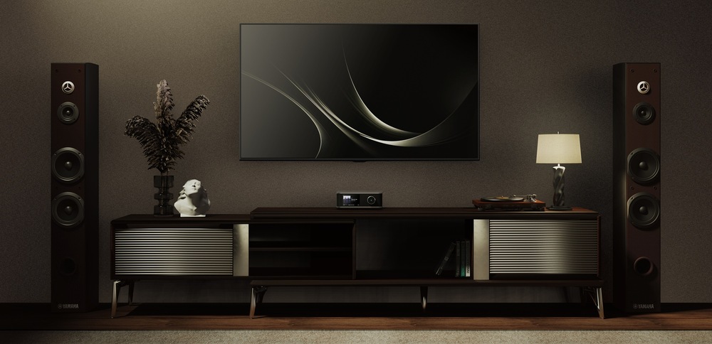 Zosilňovač WiiM Amp Ultra strieborný Funkcia RoomFit prispôsobí nastavenie zvuku podľa miestnosti