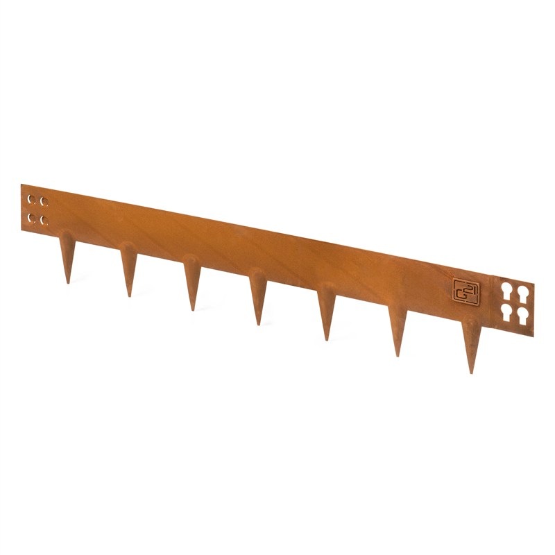 Obrubník G21 OZG21-V10 107,5 x 10 cm, Corten