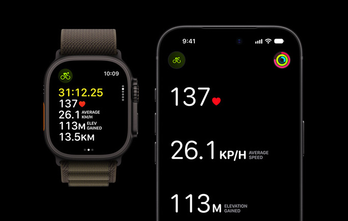 Inteligentné hodinky Apple Watch Ultra 4 GPS + Cellular 49 mm čierny titán, čierny titánový milánský tah - L Apple Watch Ultra 4 podporujú aj silový tréning či kombinované cvičenie