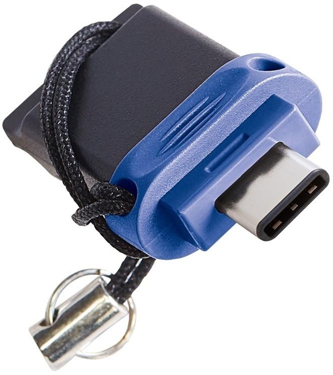 USB flashdisk Verbatim Dual Drive 32GB USB 3.2/USB-C čierny/modrý