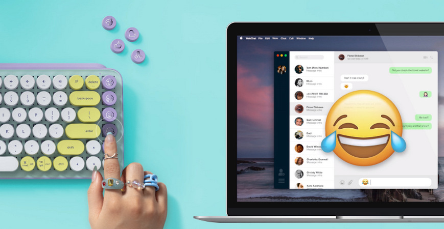 Klávesnica Logitech POP Keys US - daydream