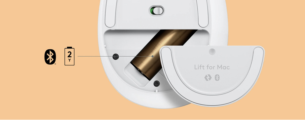 Myš Logitech Lift Vertical Ergonomic for Mac biela Myš Logitech Lift Vertical Ergonomic for Mac biela