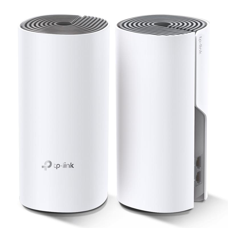 Kompletný Wi-Fi systém TP-Link Deco E4 (2 ks) biely