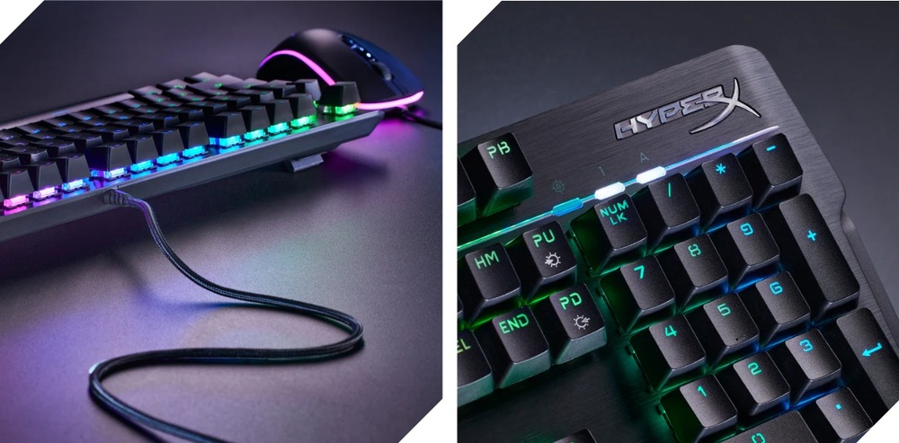 Klávesnica HyperX Alloy MKW100, US Layout čierna HyperX Alloy MKW100