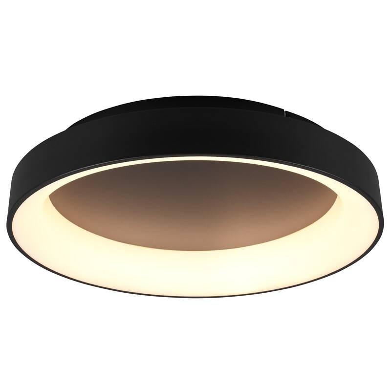 LED stropné svietidlo TRIO Girona, 60 cm čierne LED stropné svietidlo TRIO Girona, 60 cm čierne