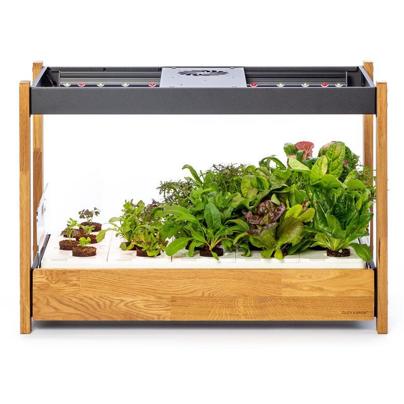 Chytrý kvetináč Click and Grow 25 - čierny