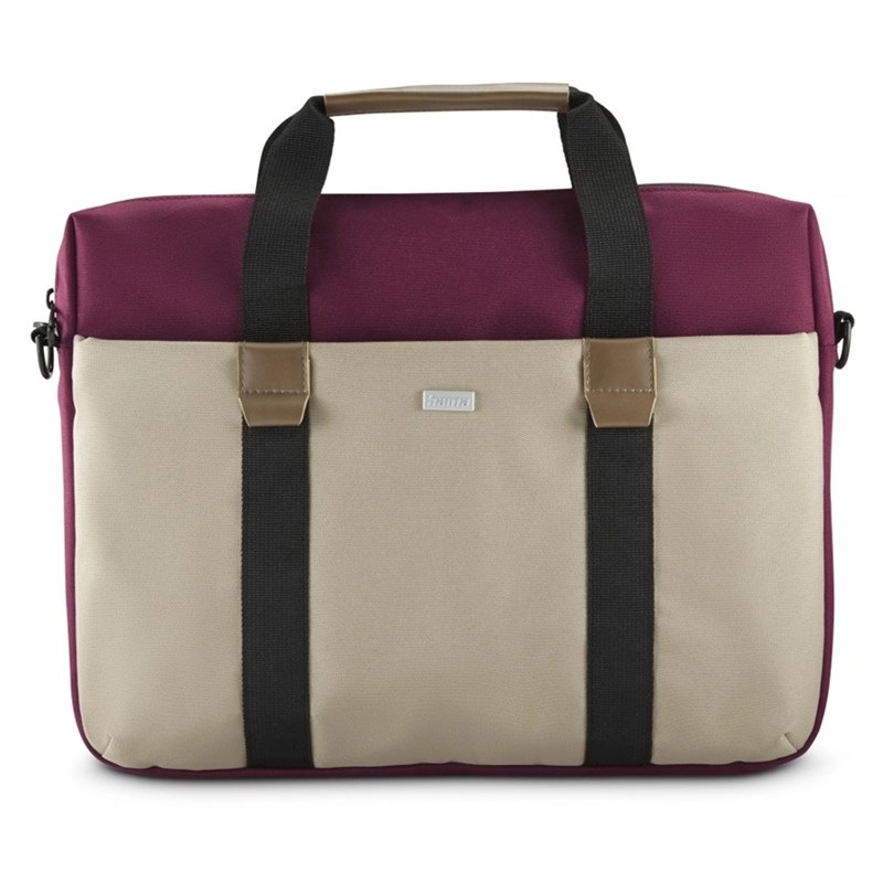 Brašna na notebook Hama Silvan 15,6-16,2" béžová/vínová