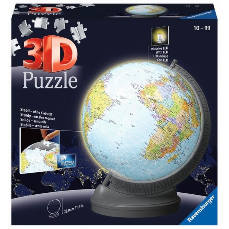 Stavebnica Ravensburger Puzzle-Ball Svítící globus