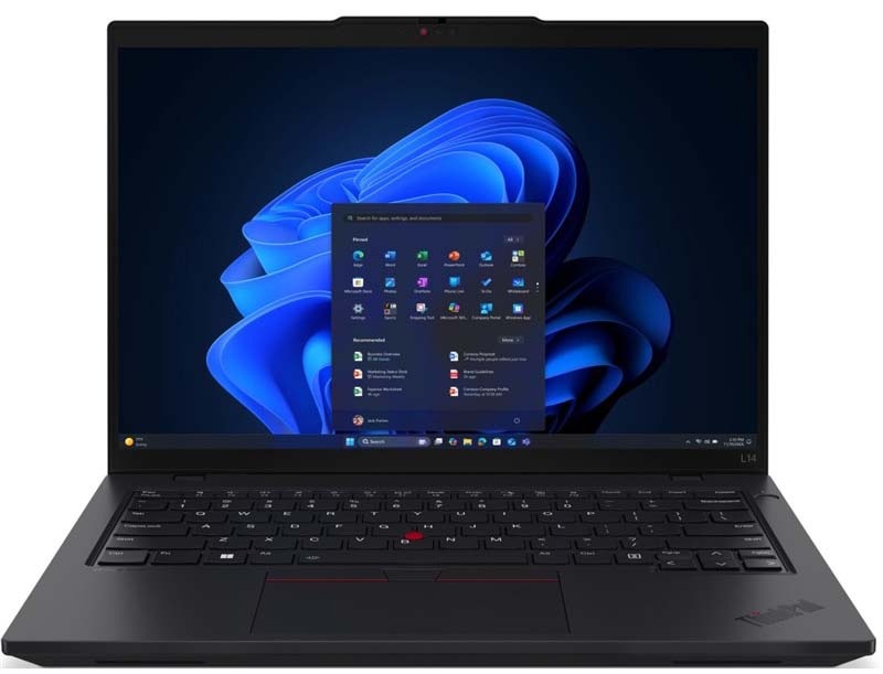 Lenovo ThinkPad L14 Gen 6 v čiernom farebnom prevedení.