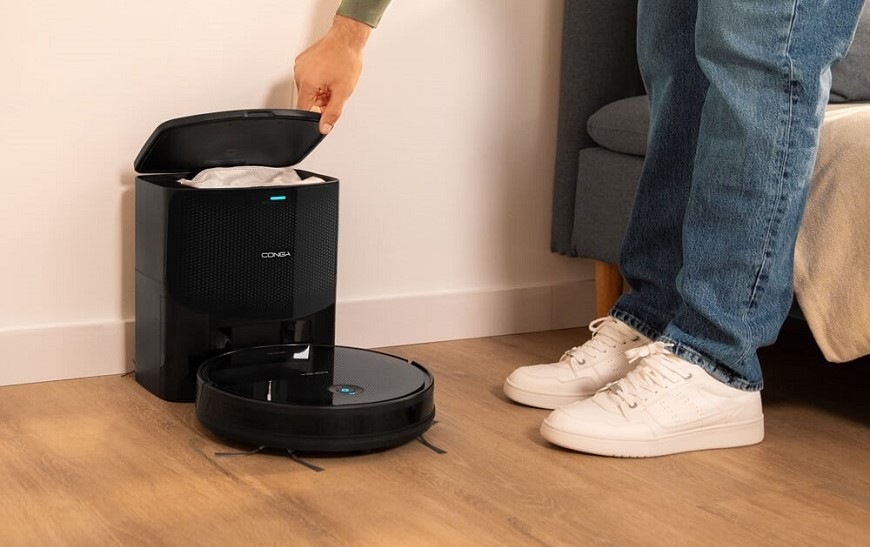 Robotický vysávač Cecotec Conga 2499 Ultra Home Titanium čierny