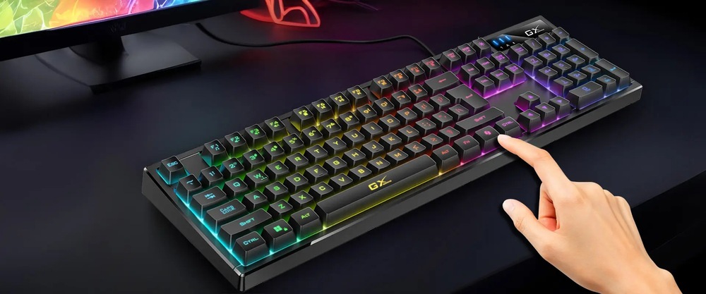 Klávesnica Genius GX GAMING Scorpion K7, Copilot, RGB podsvietenie, USB, CZ+SK layout čierna Genius GX GAMING Scorpion K7