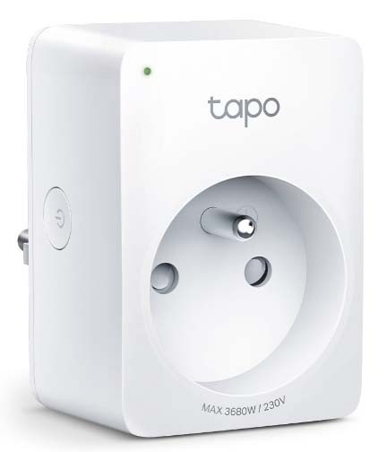 Inteligentná zásuvka TP-Link Tapo P110M, s meraním spotreby a Matter biela