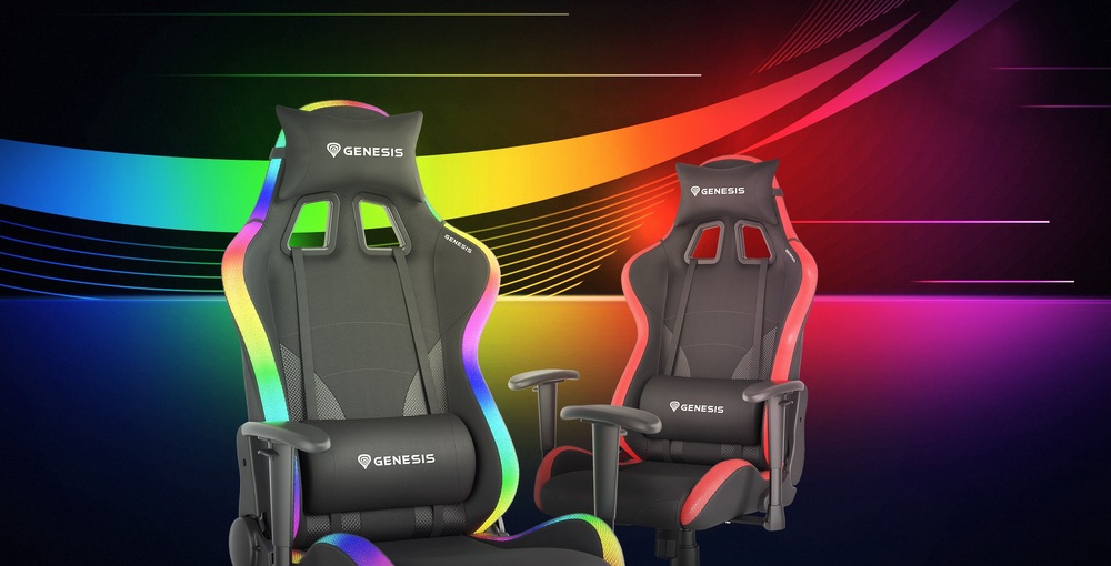 Herná stolička Genesis TRIT 500 RGB čierna Genesis TRIT 500 RGB