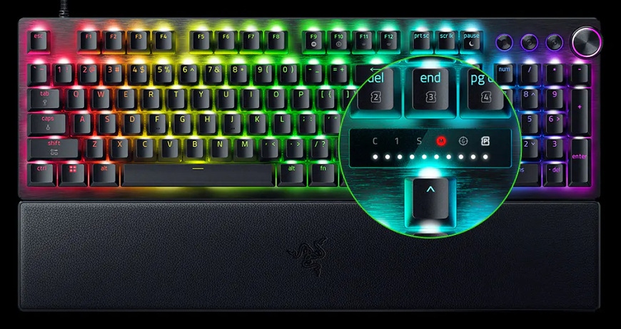 Klávesnica Razer Huntsman V3 Pro 8KHz, US Layout čierna