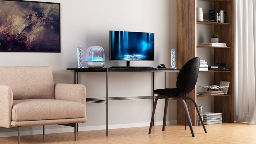 Reproduktory Harman Kardon Soundsticks 5 biely Reproduktory Harman Kardon Soundsticks 5, 2.1, biely