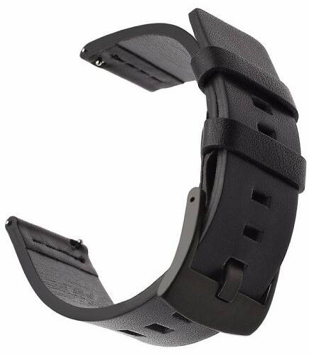 Remienok Tactical kožený univerzálny 22 mm čierny