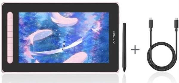 Grafický tablet XPPen Artist 12 (2. generace) s X3 perem čierny