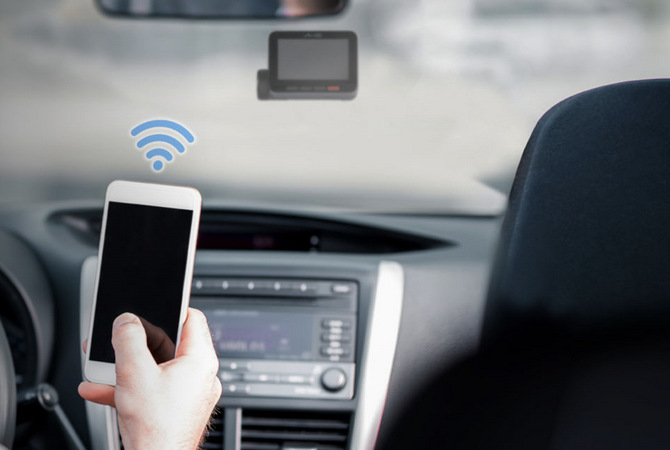 Autokamera Mio MiVue C595W Wi-Fi GPS čierna