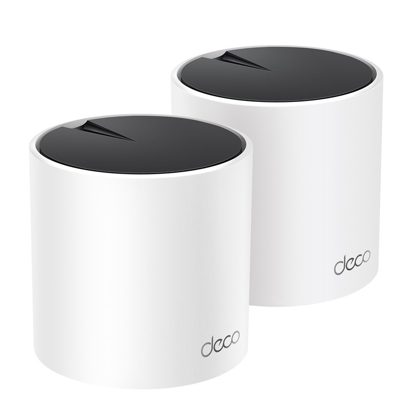 Kompletný Wi-Fi systém TP-Link Deco X55, WiFi6 AX3000 Ai-Driven (2 ks) biely