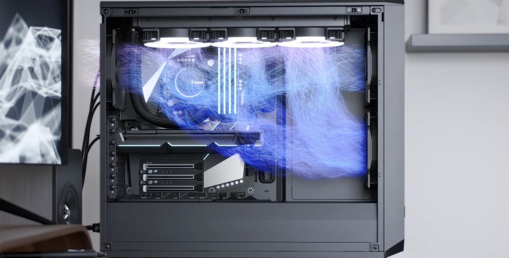 Case FRACTAL DESIGN Meshify 2 Tempered Glass Light Tint čierna FRACTAL DESIGN Meshify 2 Tempered Glass Light Tint
